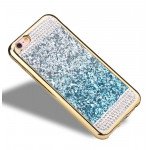 Wholesale iPhone 7 Diamond Glitter Case (Champagne Gold)